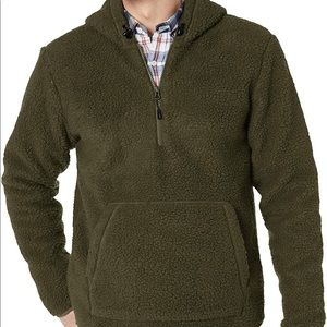 Sherpa Fleece Pullover with Zipper